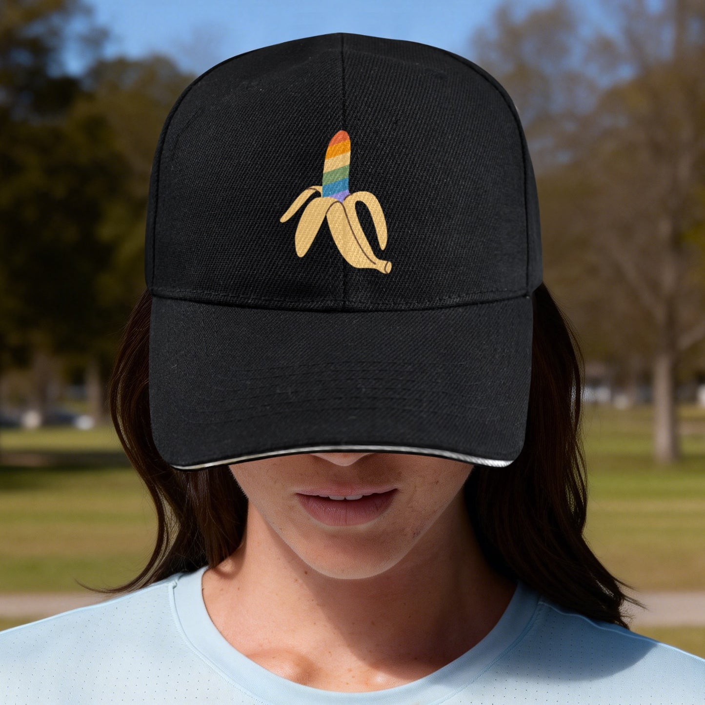 Gay pride hat Baseball Cap Custom Designed by shOUT