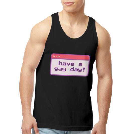 Mens Gay Pride Tank Custom Designed by shOUT