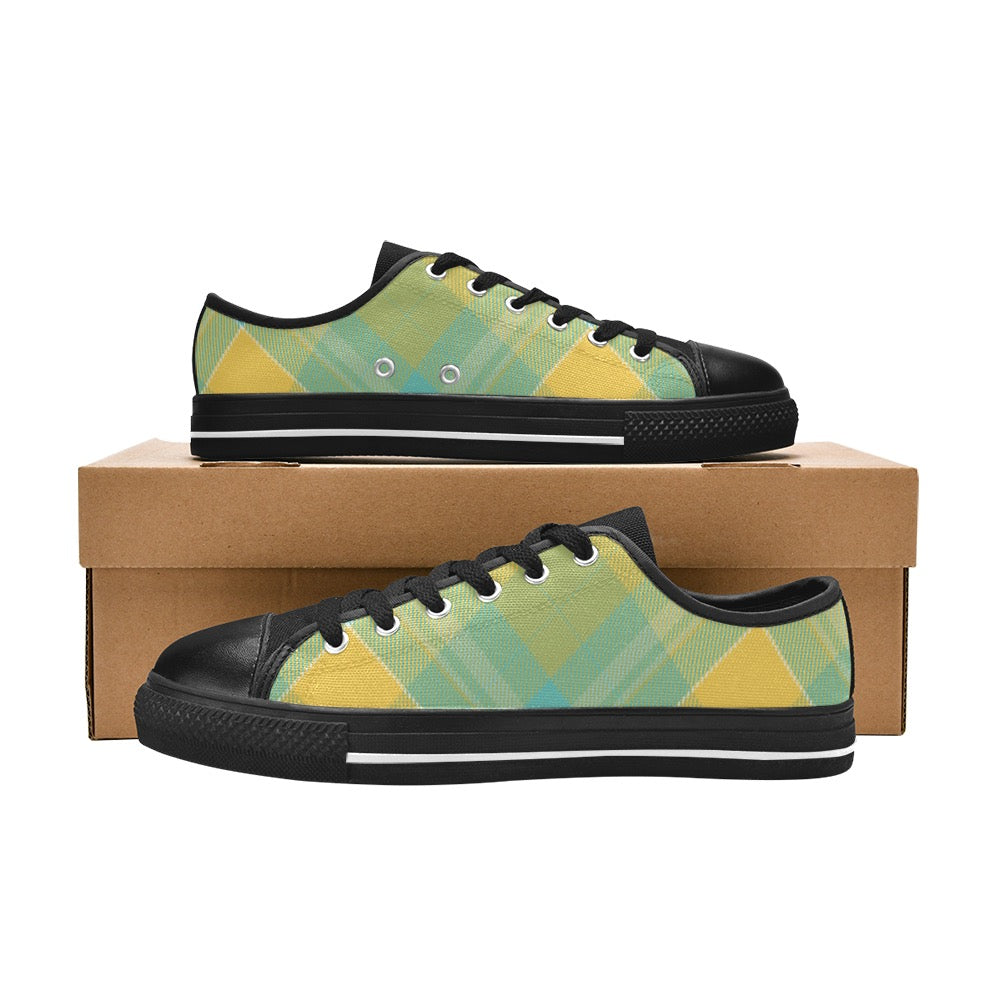 Vivid Canvas Low Top Eco Conscious Mens Sneaker designed by Simple Discipline