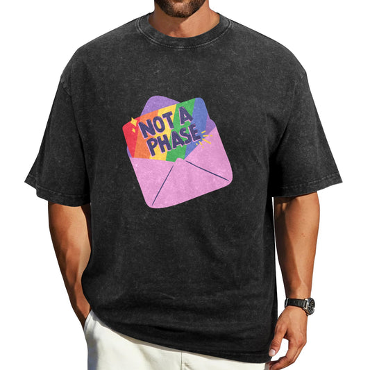 Mens Washed Pride Tee Gay Pride T Shirt Custom Designed by shOUT