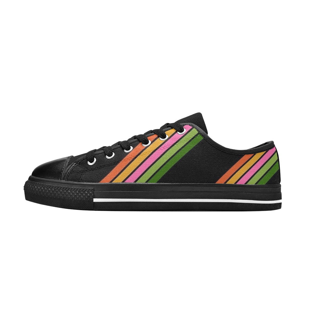 Vivid Canvas Low Top Eco Conscious Mens Sneaker designed by Simple Discipline