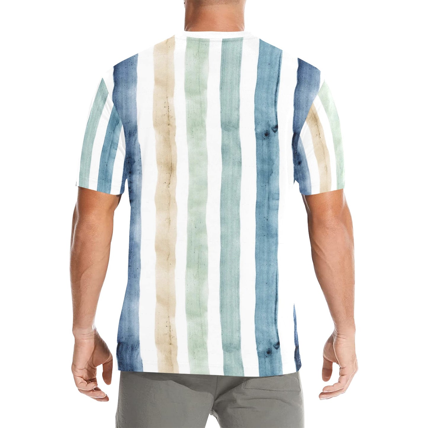 Mens Custom Print Everyday Man Shirt by Simple Discipline Non Wrinkle Easy Wearing