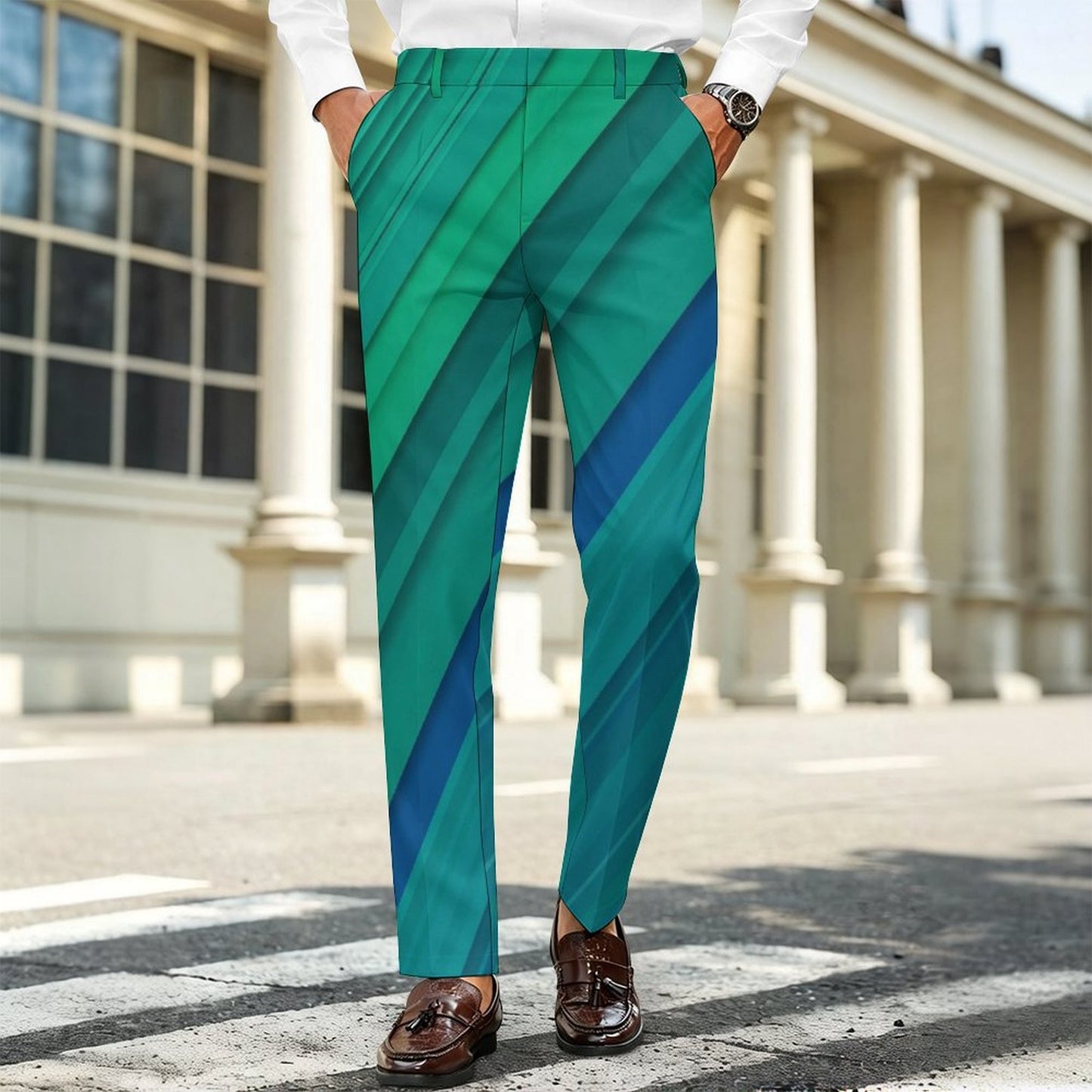 Custom Apex Weave Trousers by Simple Discipline