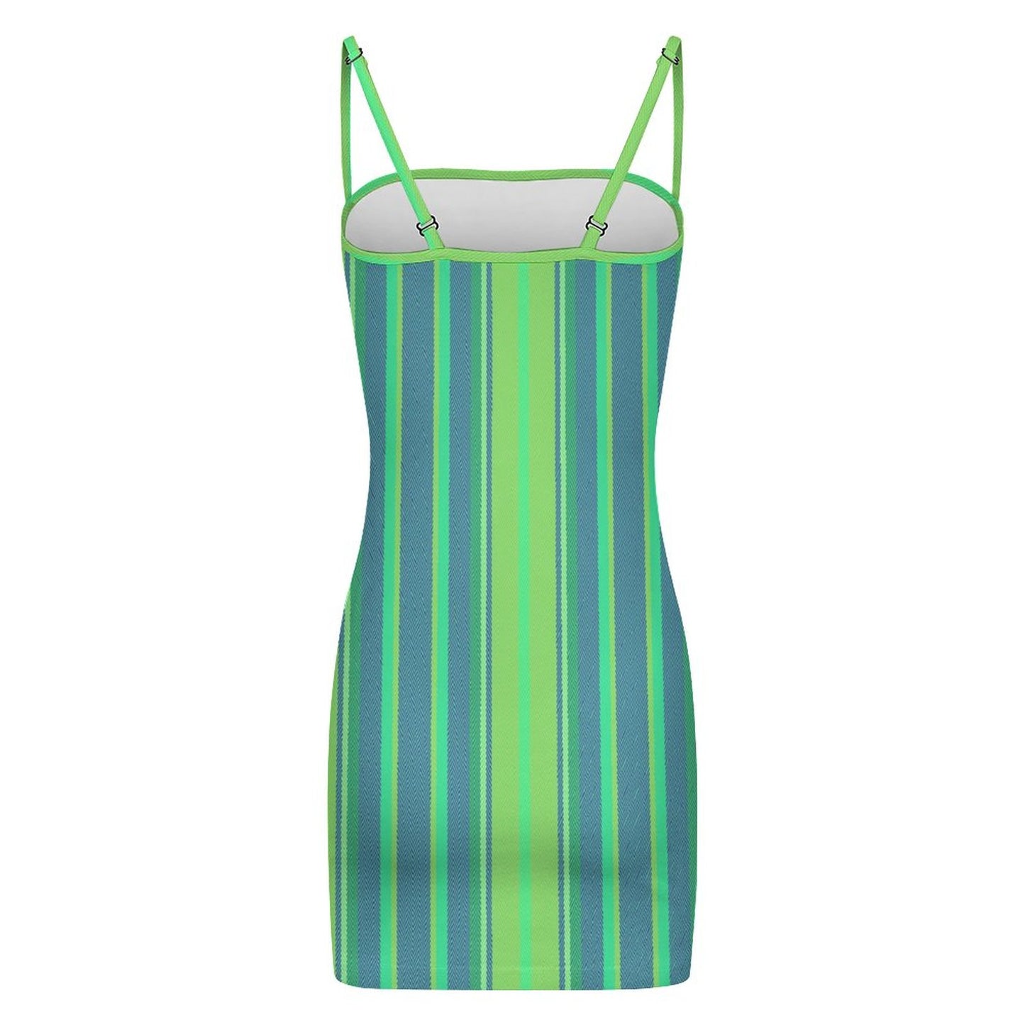 Slim Fit Spaghetti Strap Dress for Women(All-Over Printing)