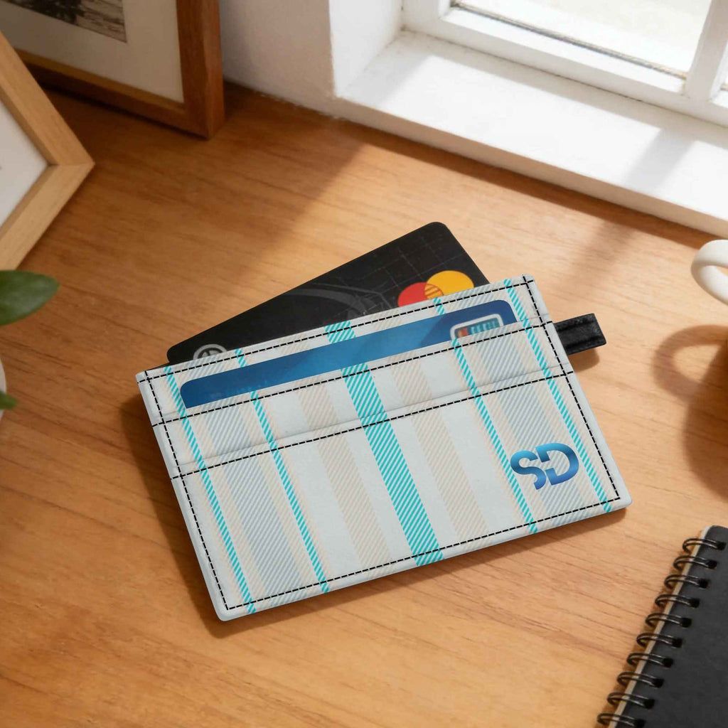 Personalized PU Leather Minimalist Card Holder Wallet