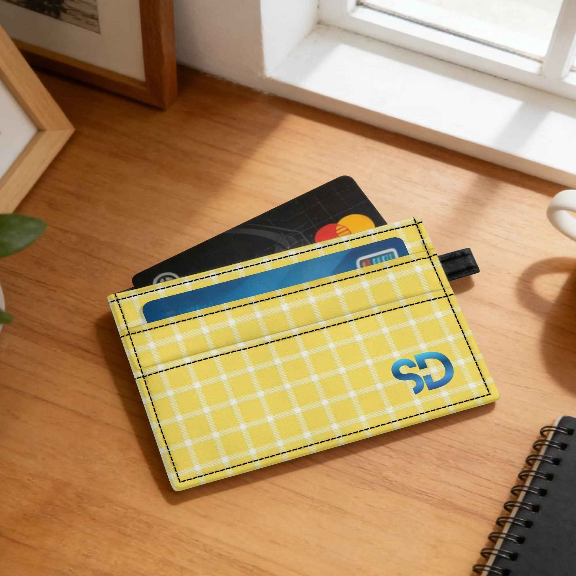 Personalized PU Leather Minimalist Card Holder Wallet