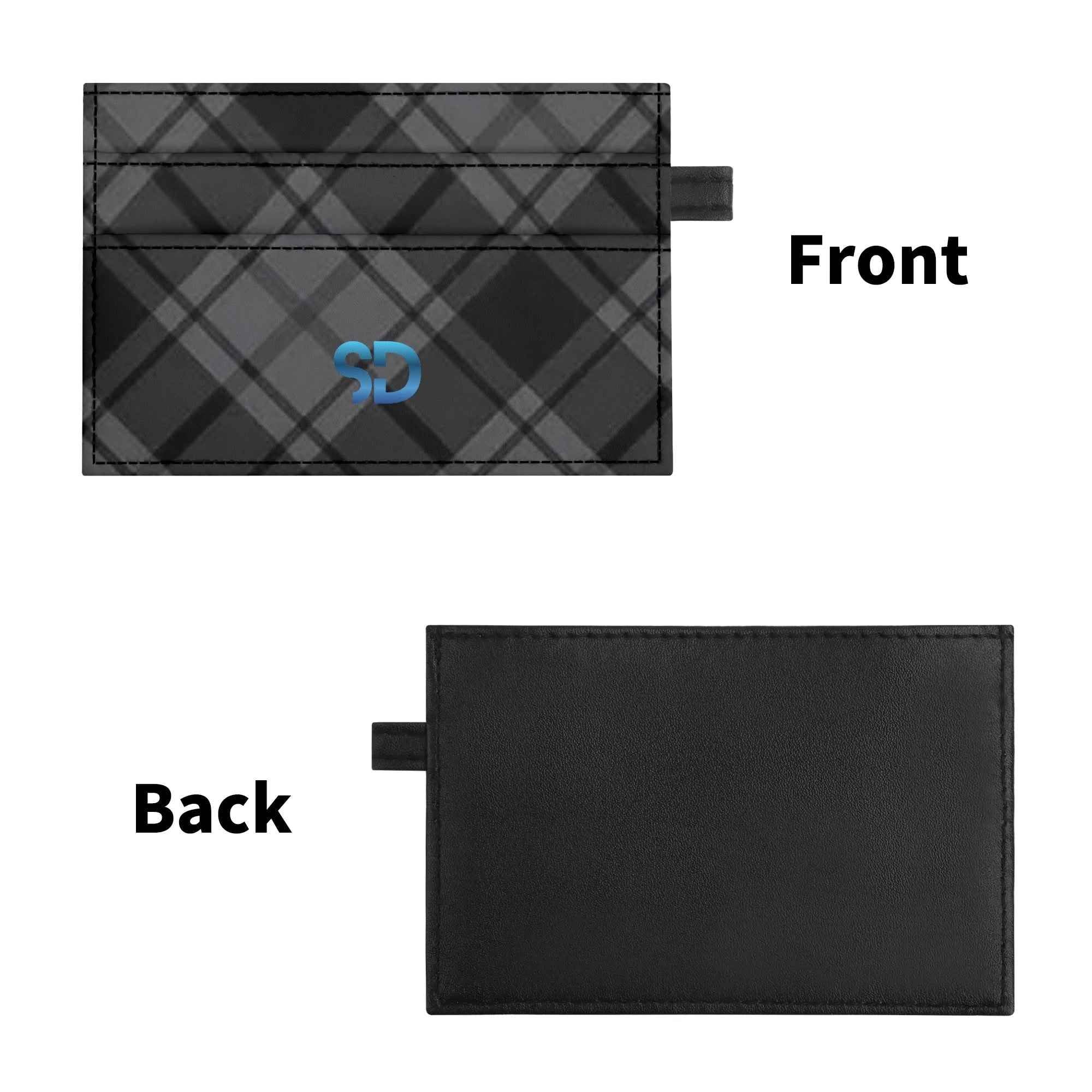 Personalized PU Leather Minimalist Card Holder Wallet