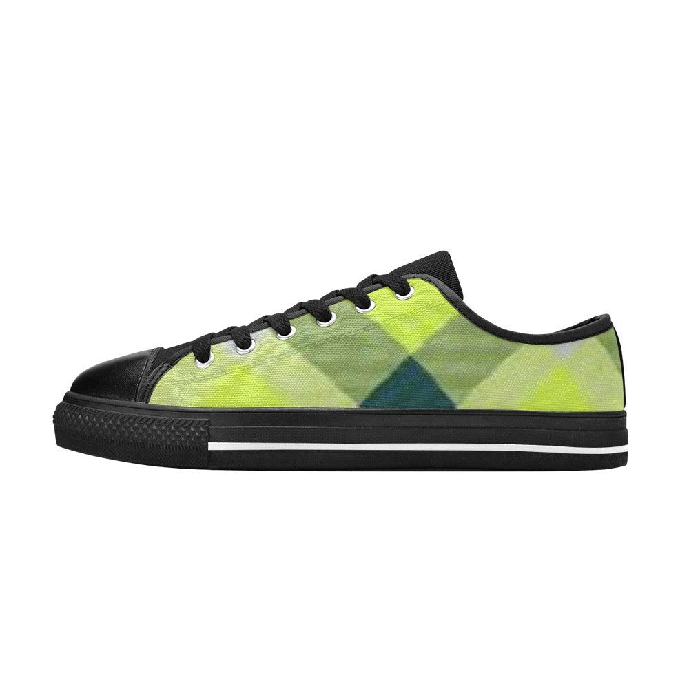 Vivid Canvas Low Top Eco Conscious Mens Sneaker designed by Simple Discipline