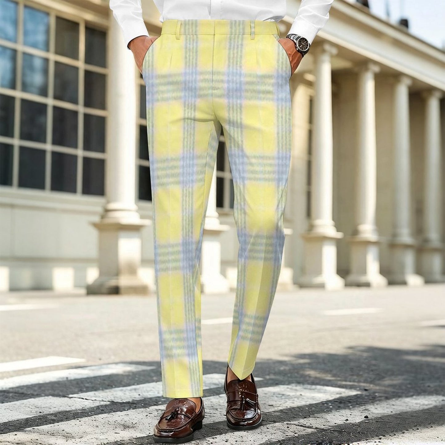 Custom Apex Weave Trousers by Simple Discipline