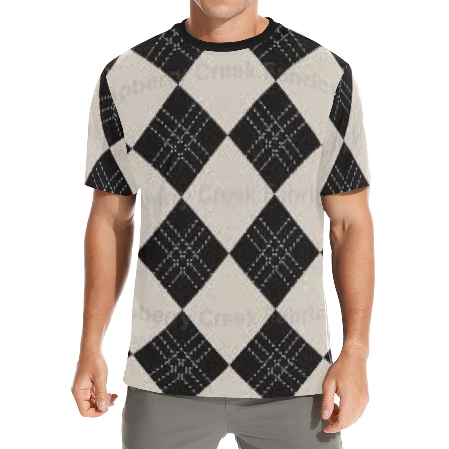 Mens Custom Print Everyday Man Shirt by Simple Discipline Non Wrinkle Easy Wearing