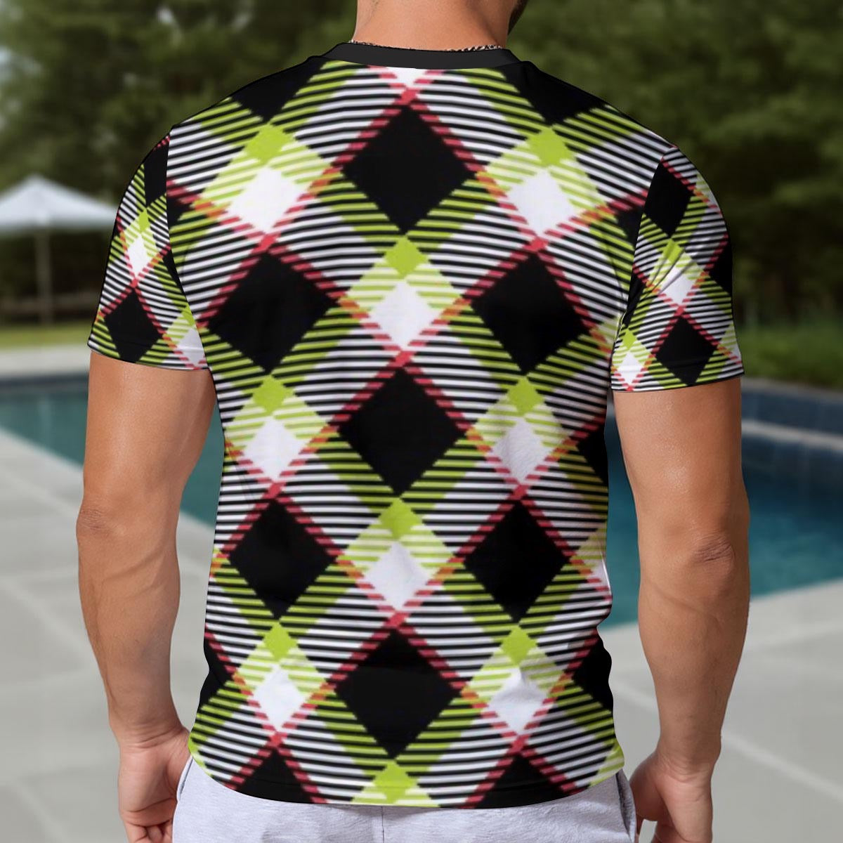 Eco-friendly All-Over Print Men's Short Sleeve T-shirt
