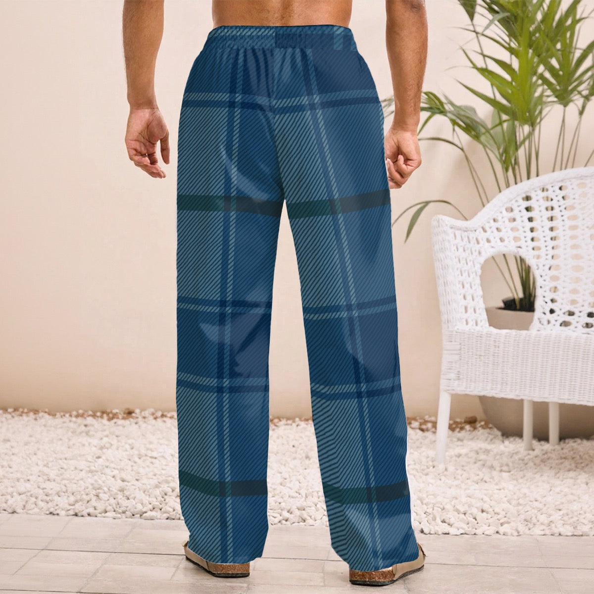 All-Over Print Men's Straight pants