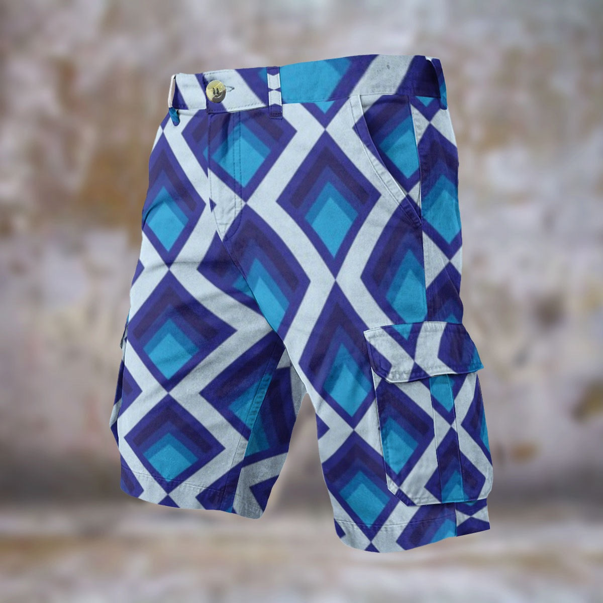 All-Over Print Men's Cargo Shorts