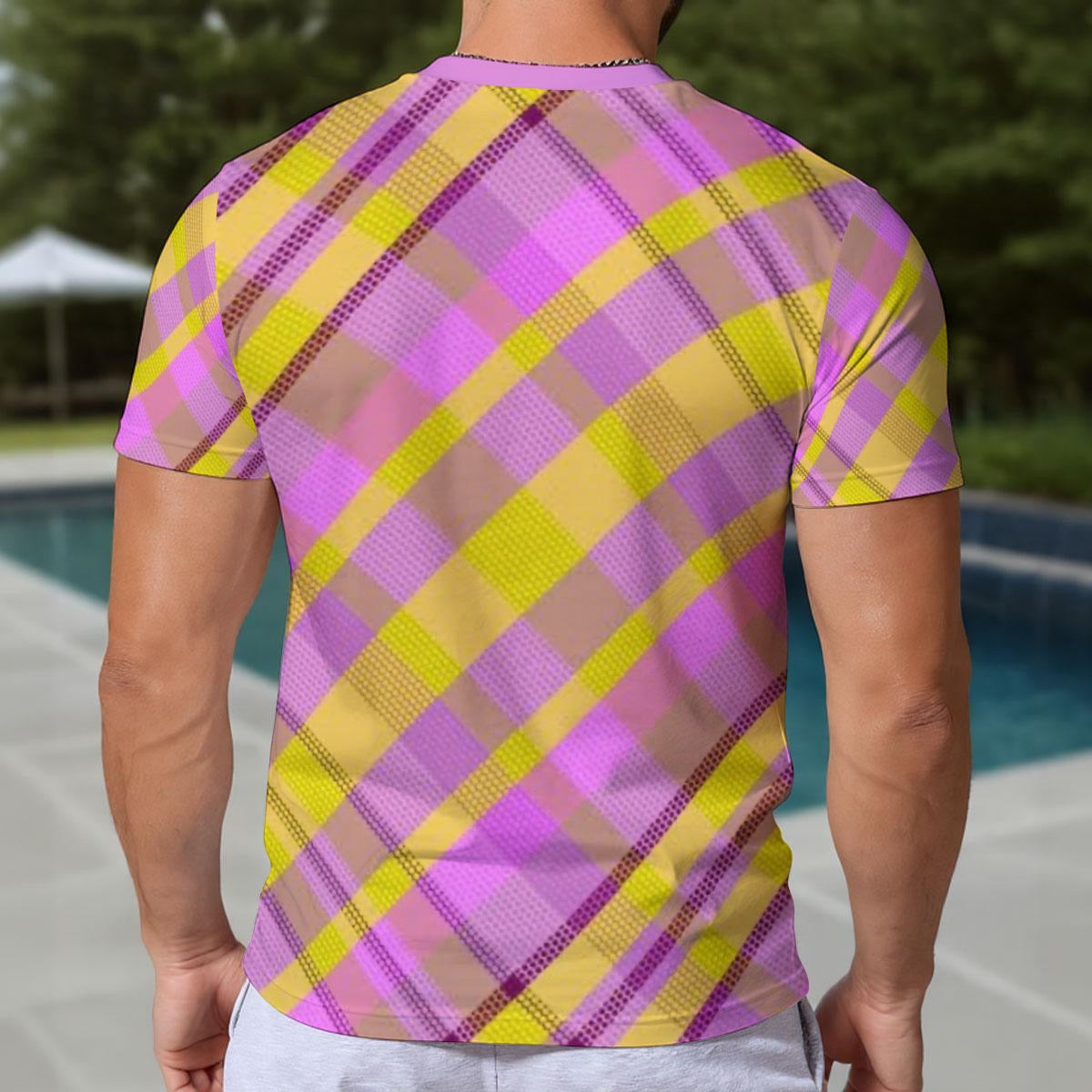 Eco-friendly All-Over Print Men's Short Sleeve T-shirt