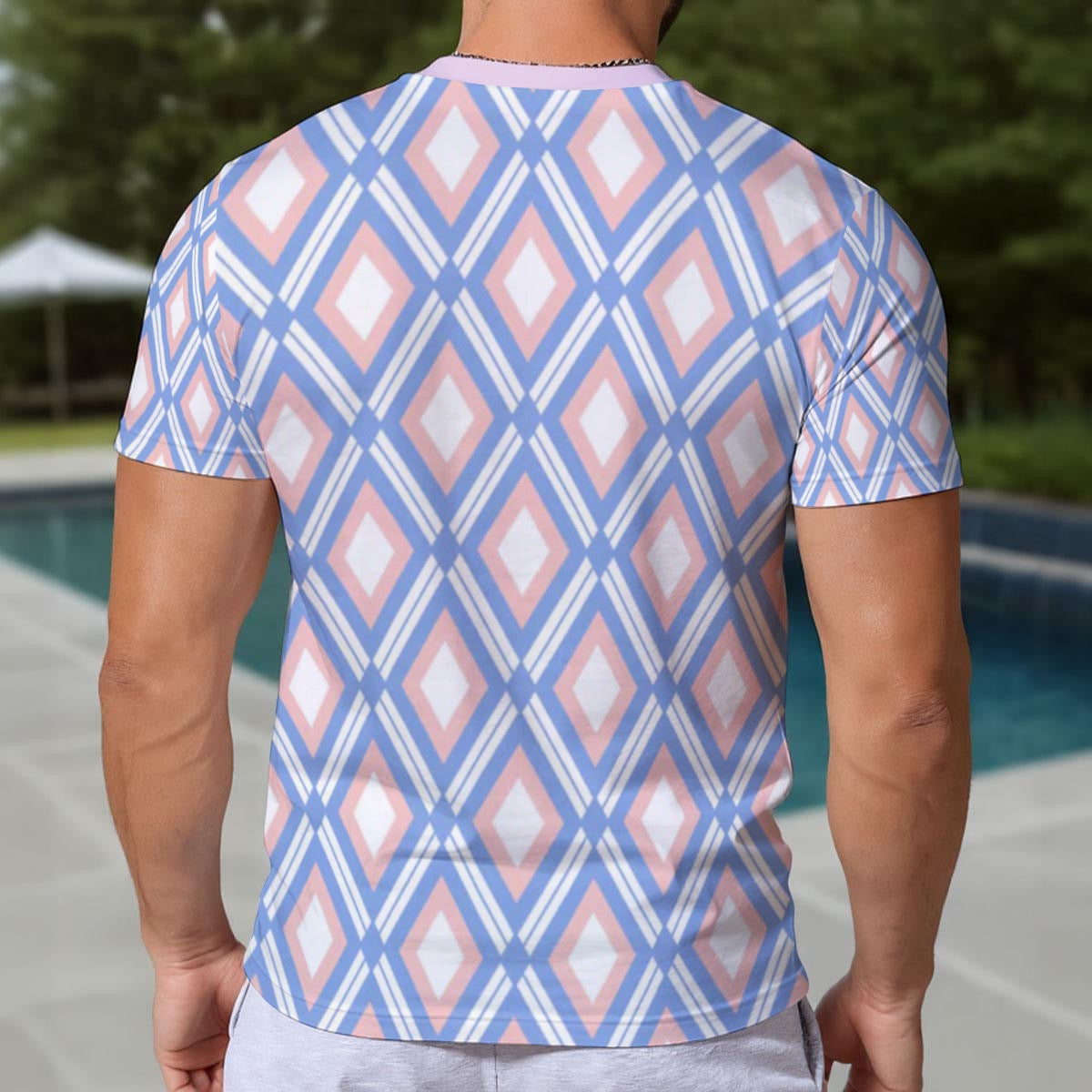 Eco-friendly All-Over Print Men's Short Sleeve T-shirt