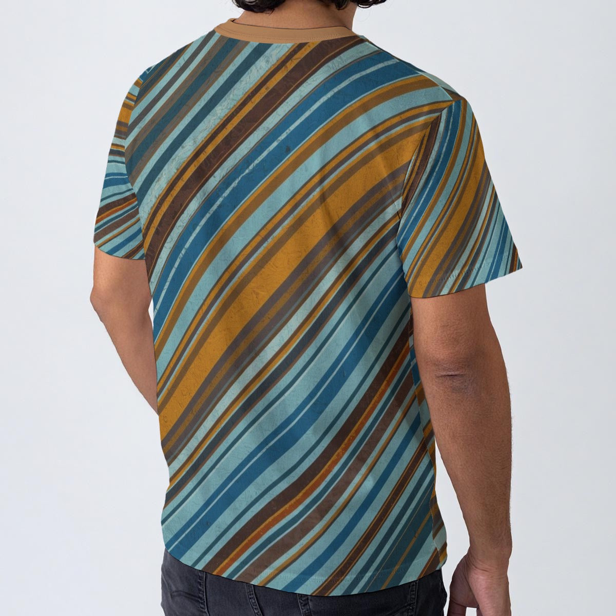 All-Over Print Men's O-Neck T-Shirt | 190GSM Cotton