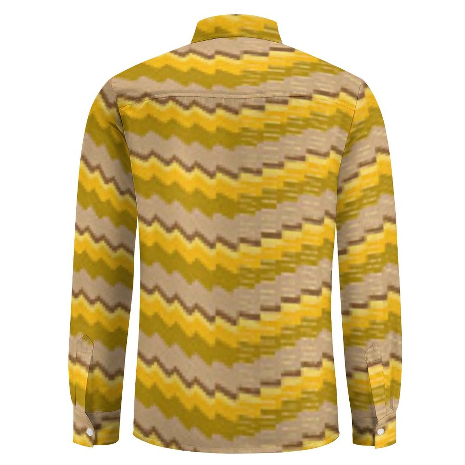135gsm Casual Long-Sleeve Shirt for Men(All-Over Printing)
