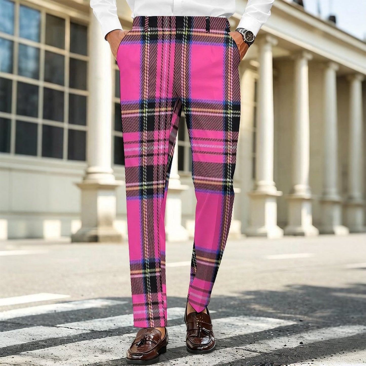 Custom Apex Weave Trousers by Simple Discipline