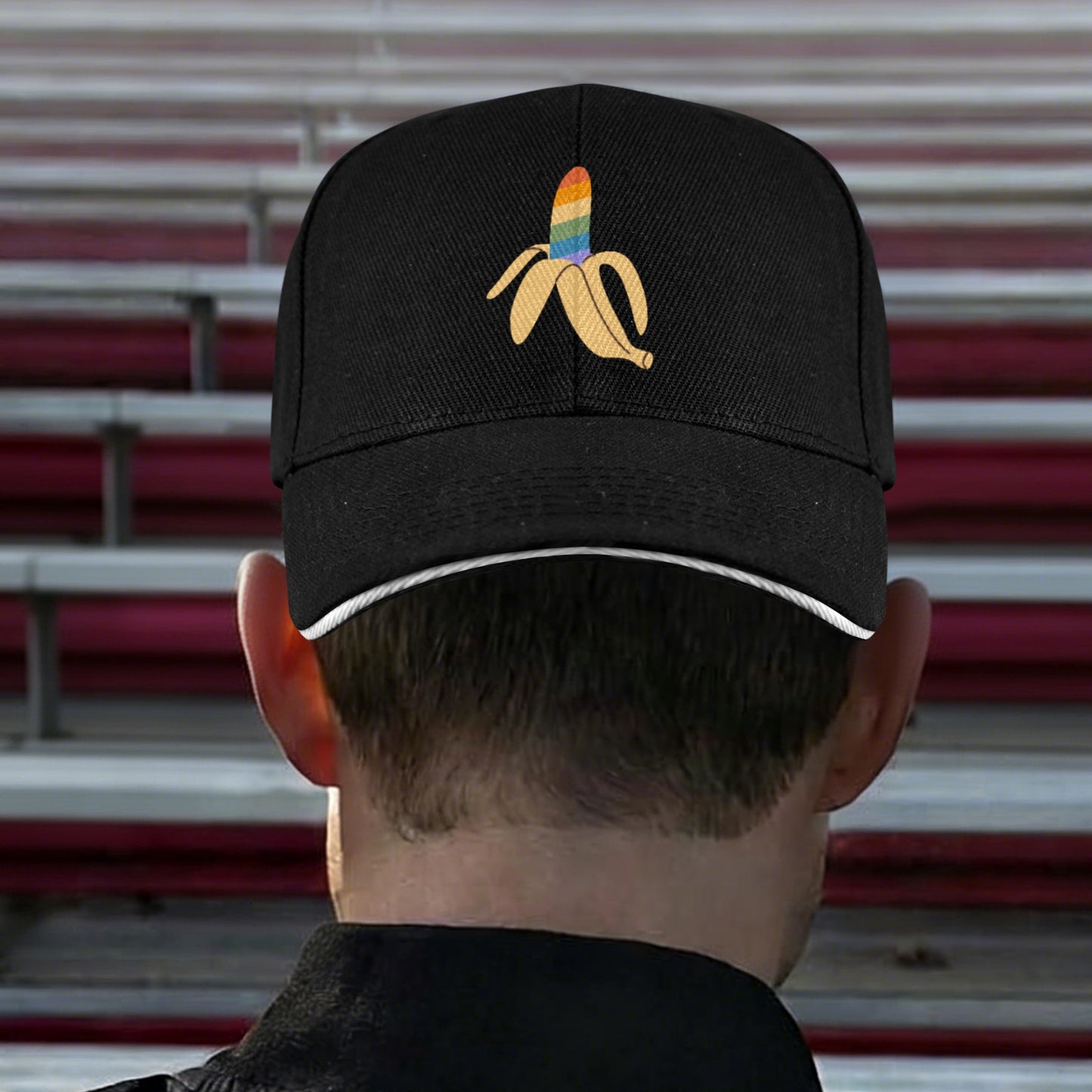 Gay pride hat Baseball Cap Custom Designed by shOUT