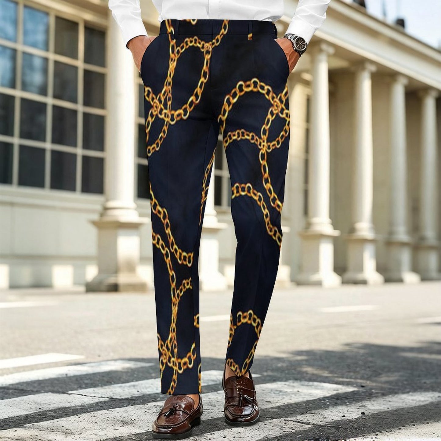 Custom Apex Weave Trousers by Simple Discipline