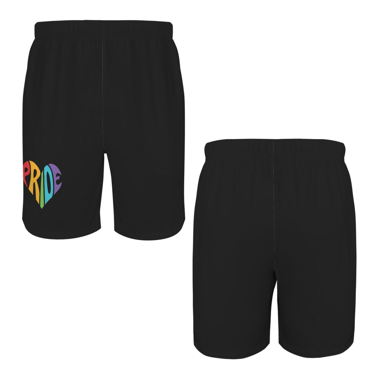 Mens Gay Pride Shorts Custom No Wrinkle Stain Resistant by shOUT