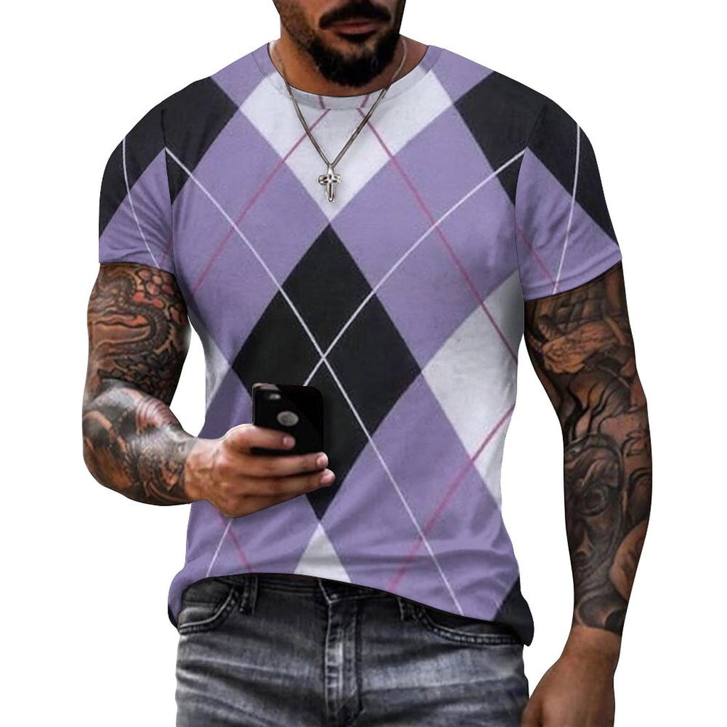 DTG 190gsm Cotton Comfort Short-Sleeve T-Shirt for Men(All-Over Printing)