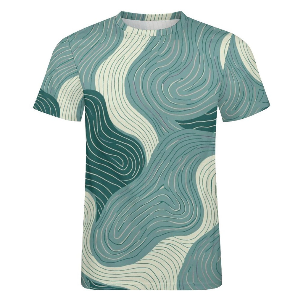 DTG 190gsm Cotton Comfort Short-Sleeve T-Shirt for Men(All-Over Printing)
