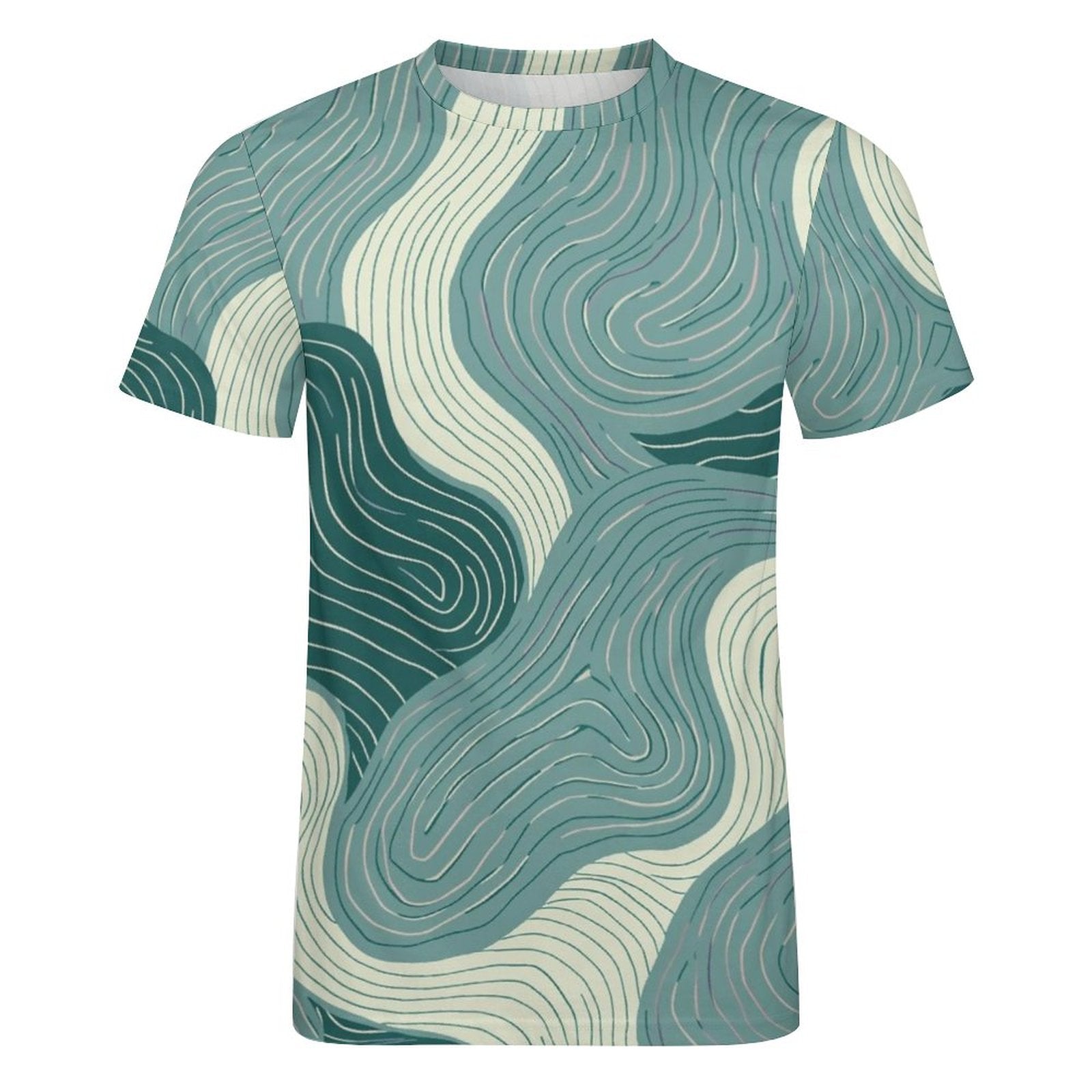 DTG 190gsm Cotton Comfort Short-Sleeve T-Shirt for Men(All-Over Printing)