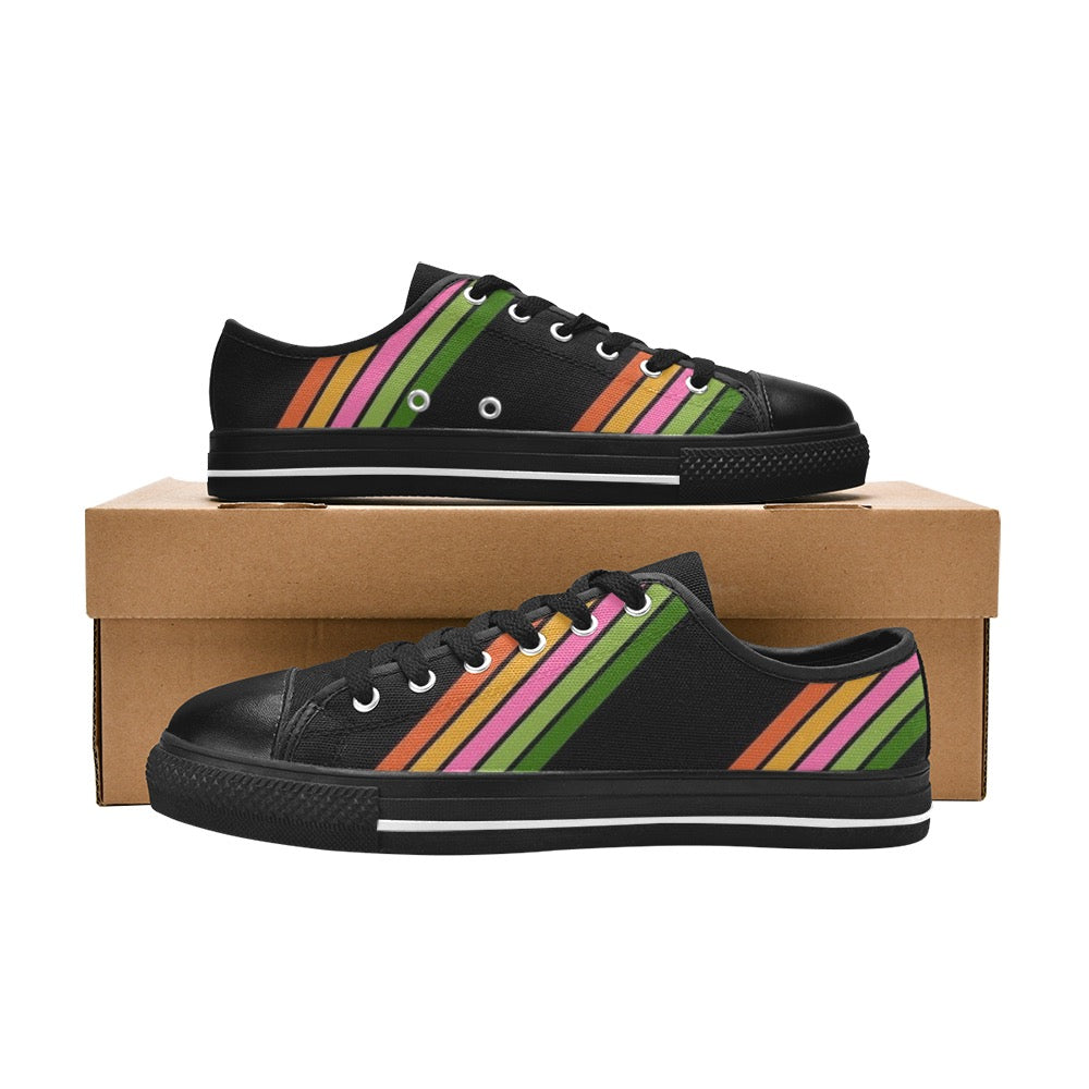 Vivid Canvas Low Top Eco Conscious Mens Sneaker designed by Simple Discipline
