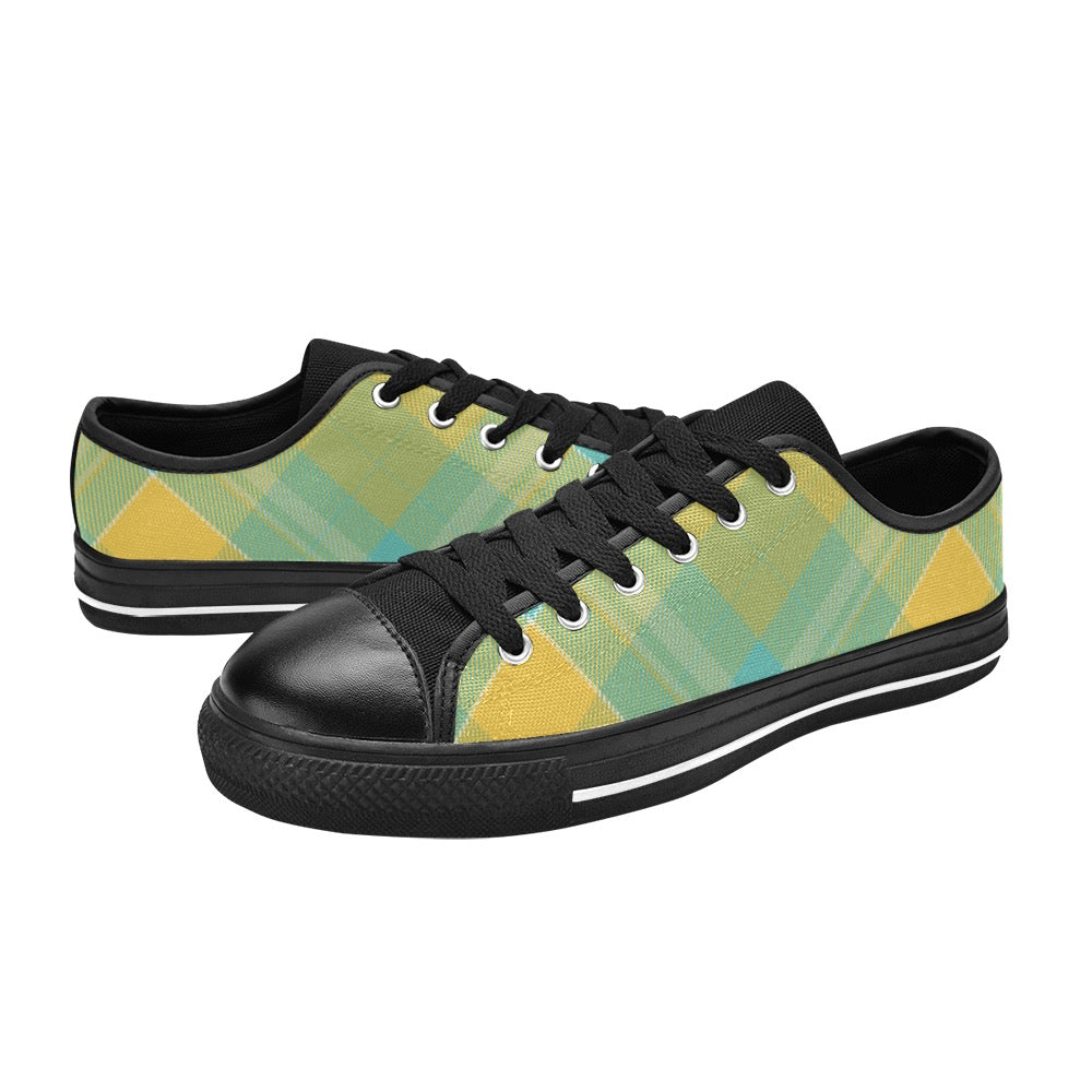 Vivid Canvas Low Top Eco Conscious Mens Sneaker designed by Simple Discipline
