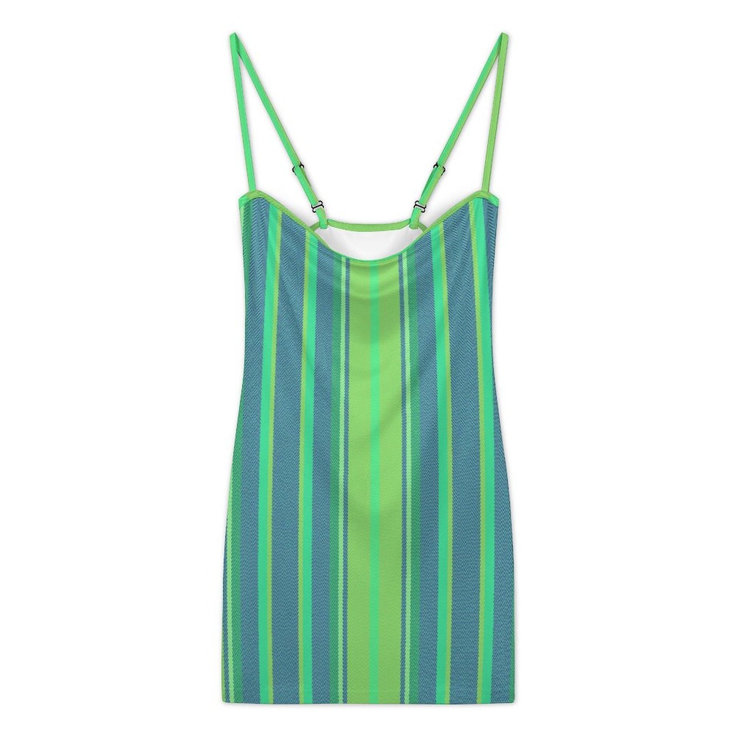 Slim Fit Spaghetti Strap Dress for Women(All-Over Printing)