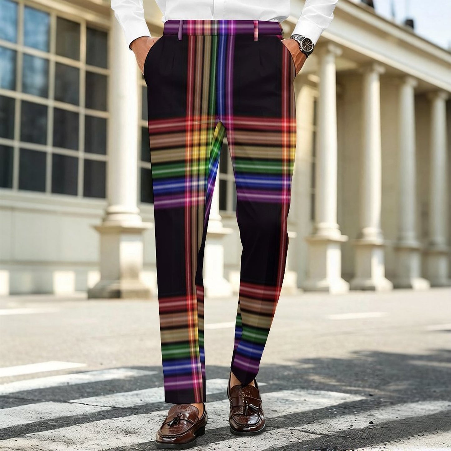 Custom Apex Weave Trousers by Simple Discipline