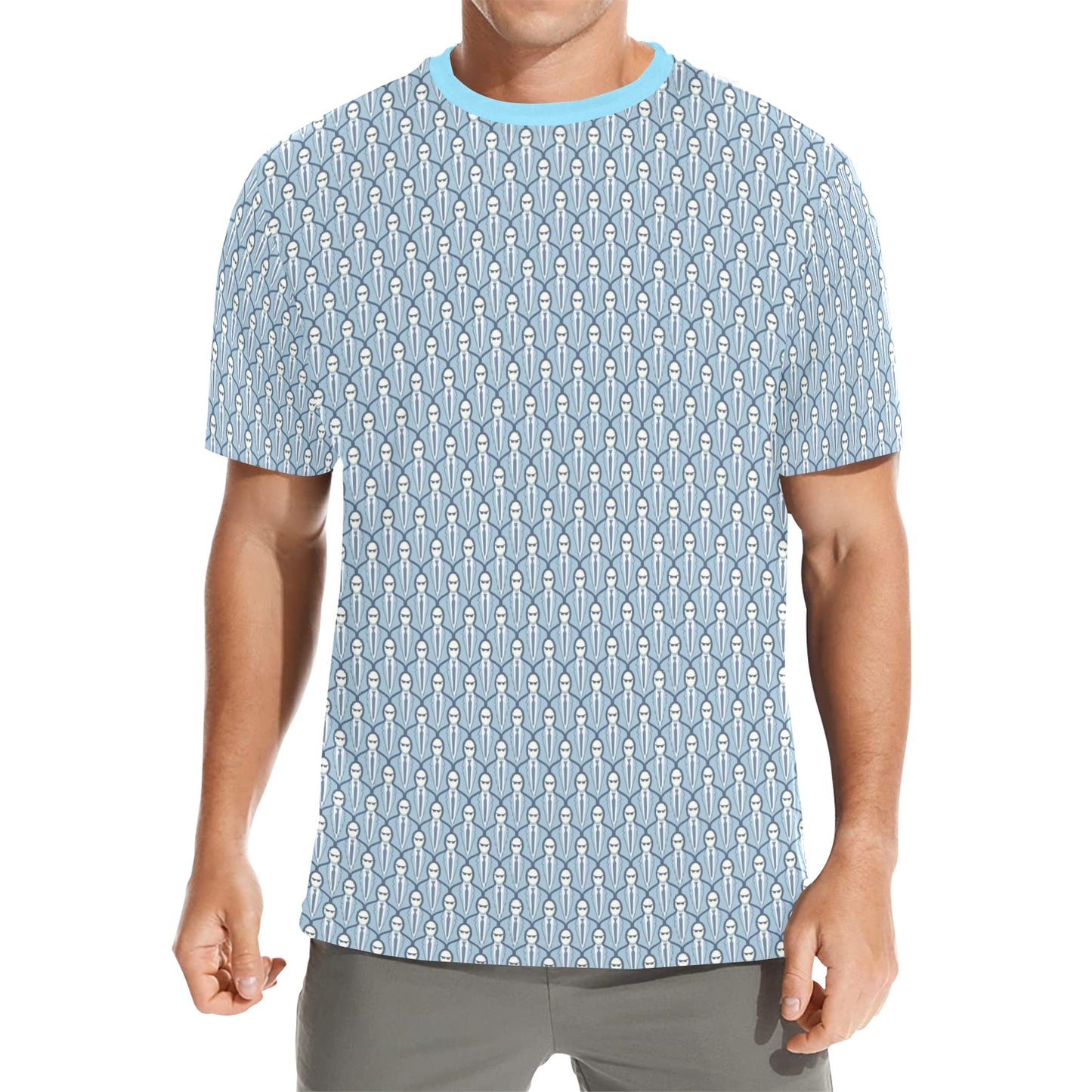 Mens Custom Print Everyday Man Shirt by Simple Discipline Non Wrinkle Easy Wearing