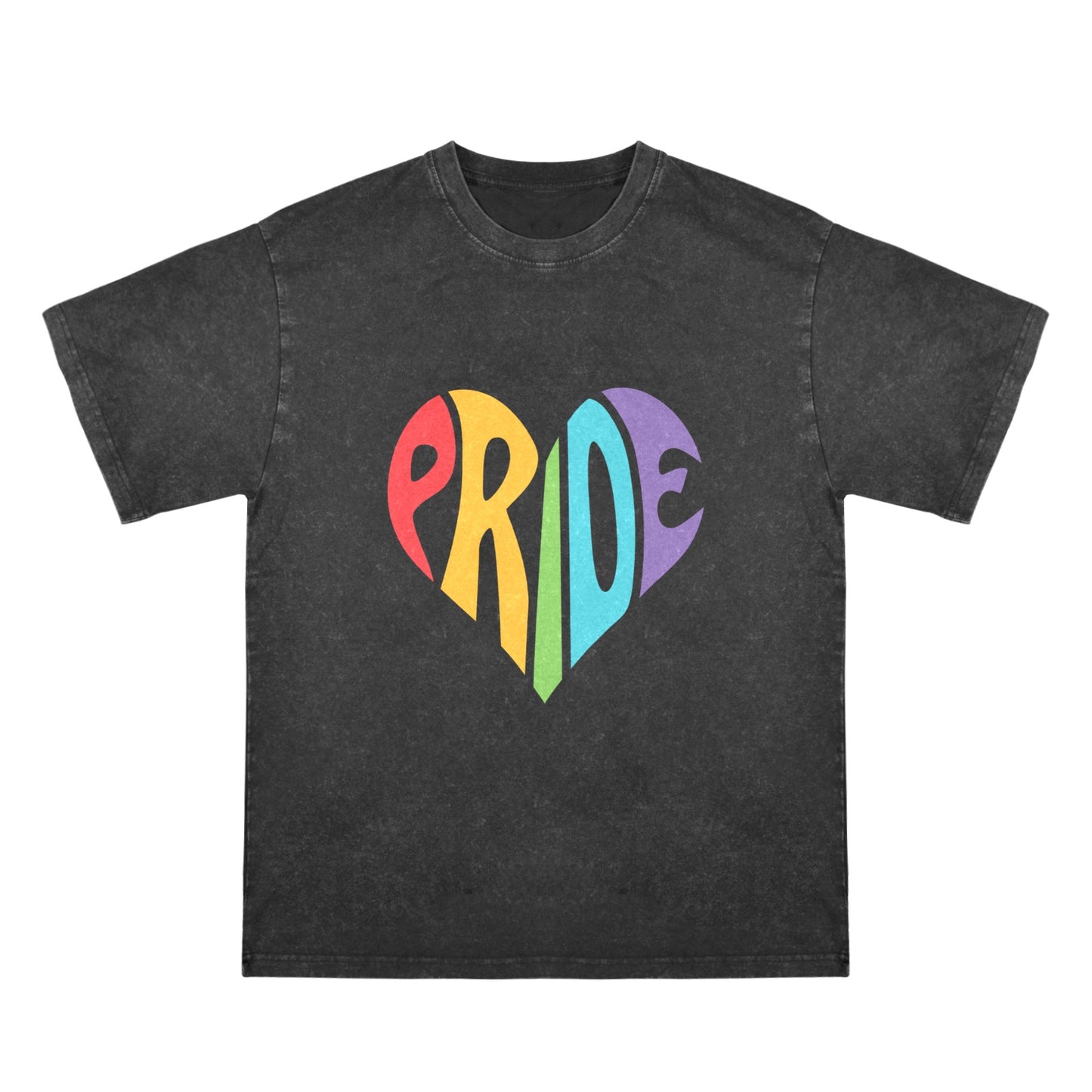 Mens Washed Pride Tee Gay Pride T Shirt Custom Designed by shOUT