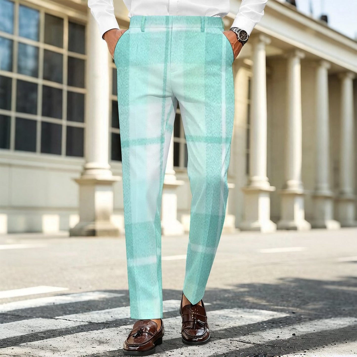 Custom Apex Weave Trousers by Simple Discipline