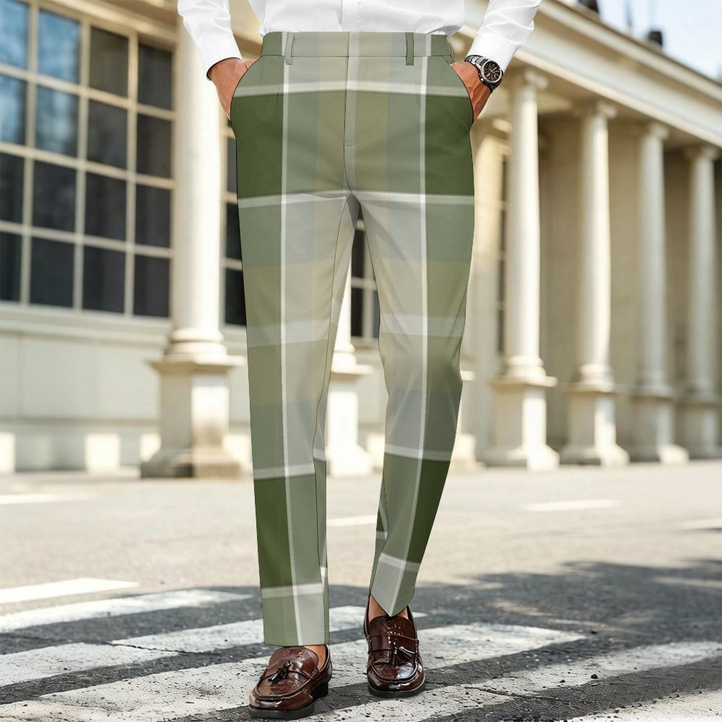 Custom Apex Weave Trousers by Simple Discipline