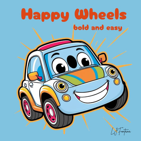 Happy Wheels Cute Cozy Happy Cars Coloring for all ages