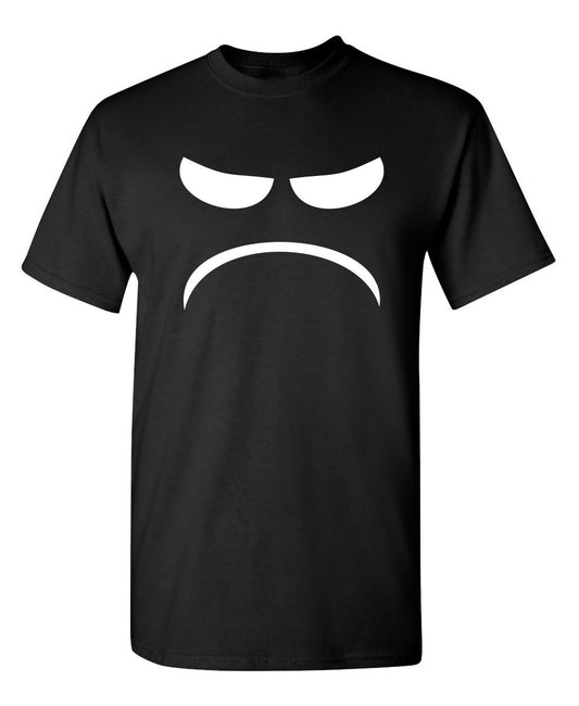 Mad Smile Face Graphic Sarcastic Emoticon Funny tee