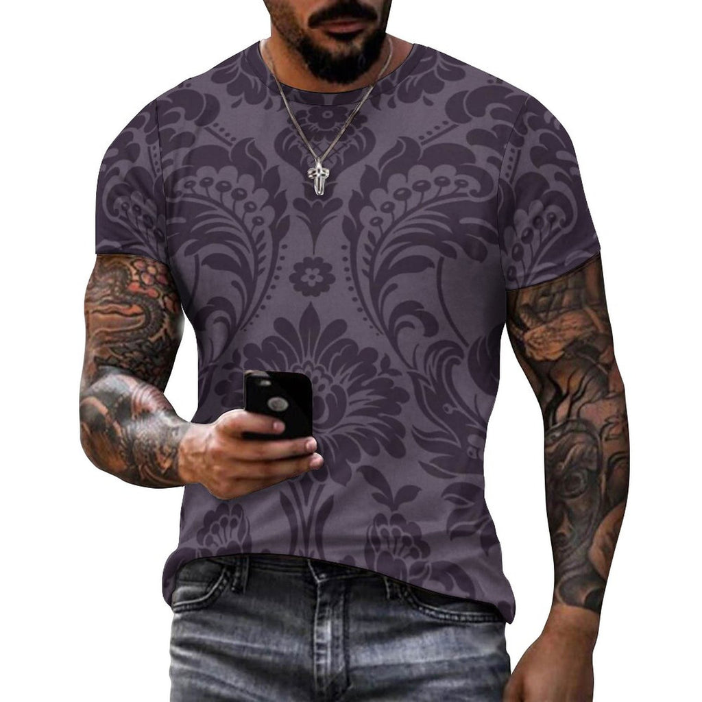 DTG 190gsm Cotton Comfort Short-Sleeve T-Shirt for Men(All-Over Printing)