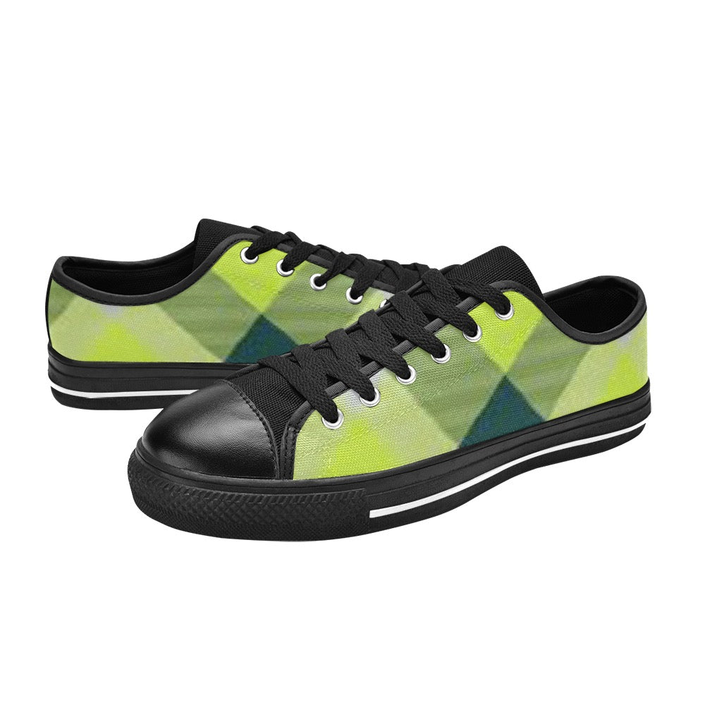 Vivid Canvas Low Top Eco Conscious Mens Sneaker designed by Simple Discipline