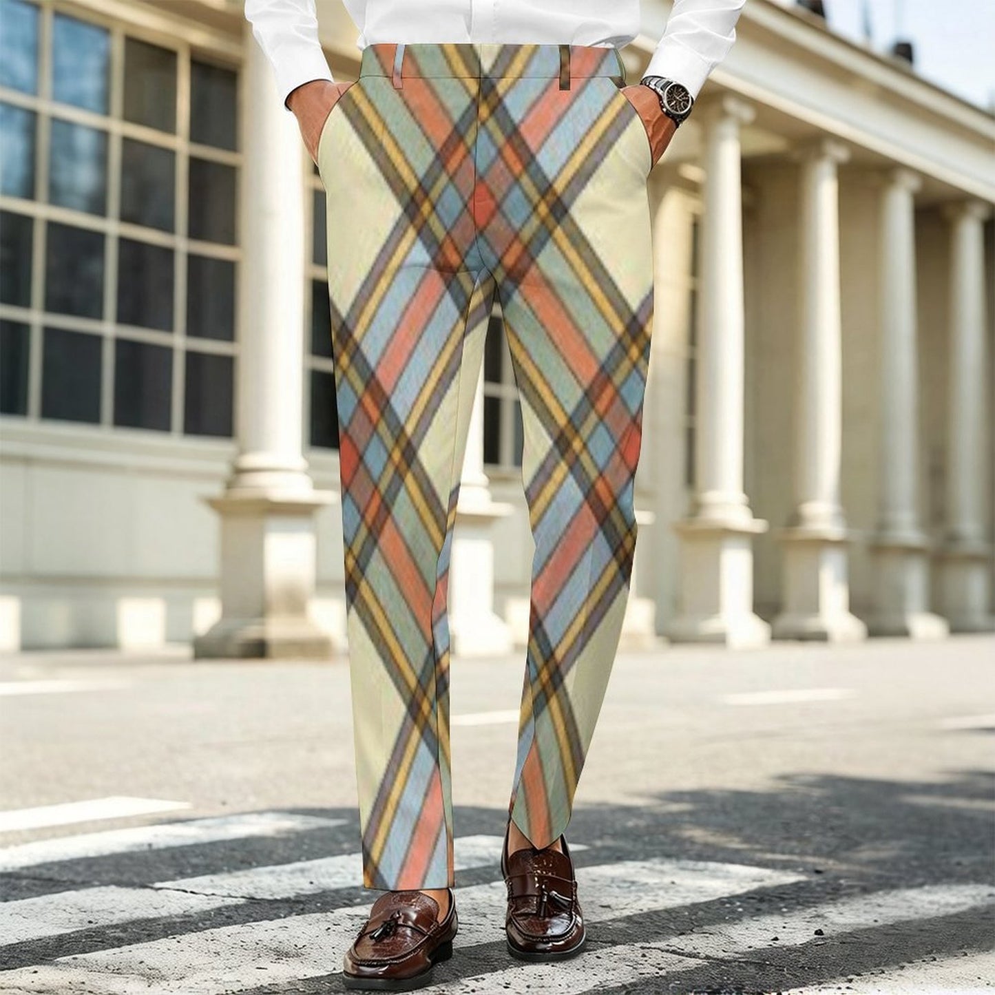 Custom Apex Weave Trousers by Simple Discipline
