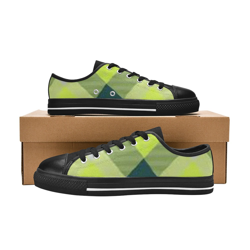 Vivid Canvas Low Top Eco Conscious Mens Sneaker designed by Simple Discipline