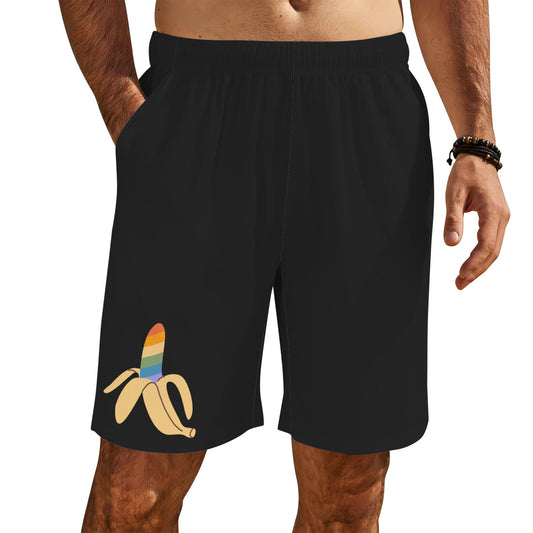 Mens Gay Pride Shorts Custom No Wrinkle Stain Resistant by shOUT