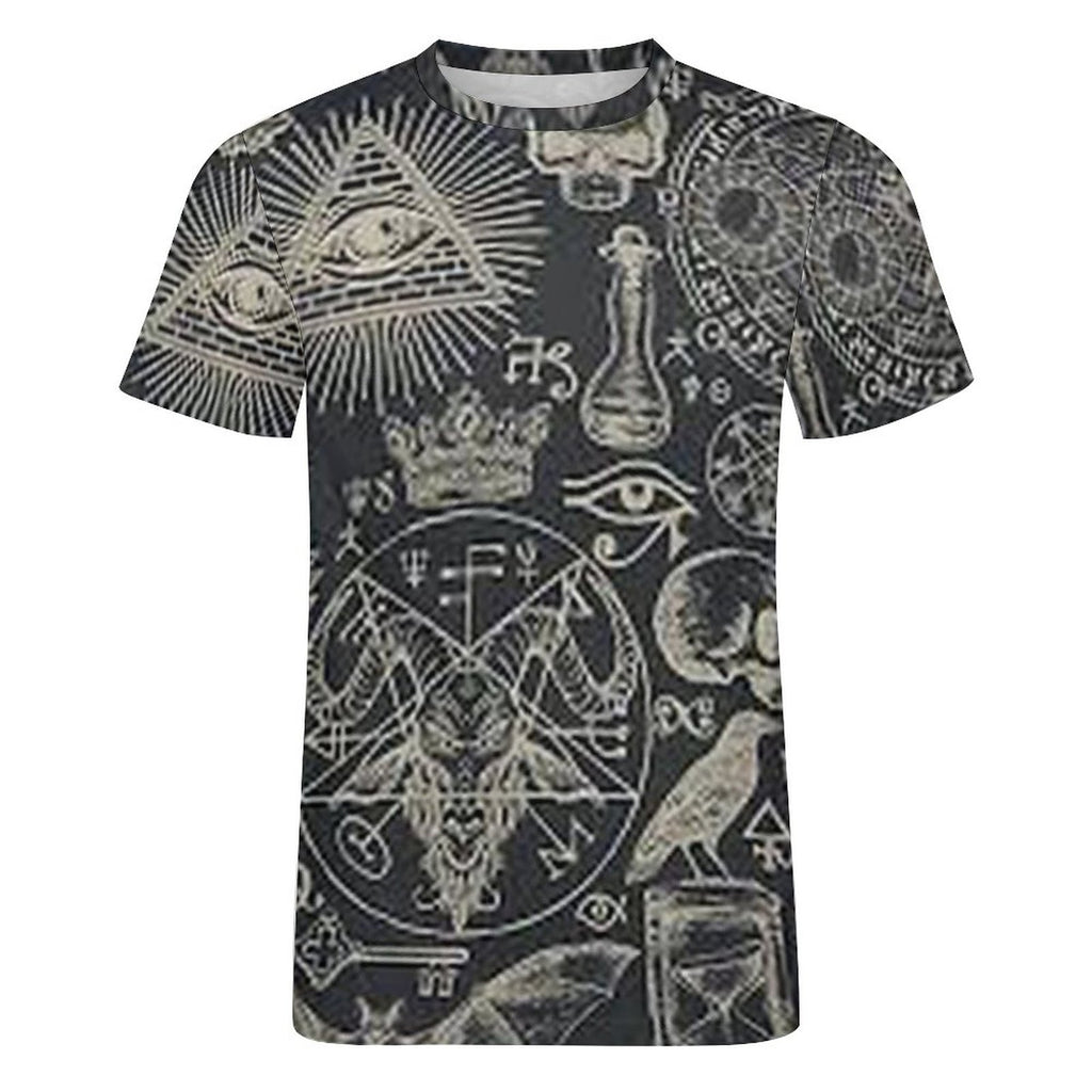 DTG 190gsm Cotton Comfort Short-Sleeve T-Shirt for Men(All-Over Printing)