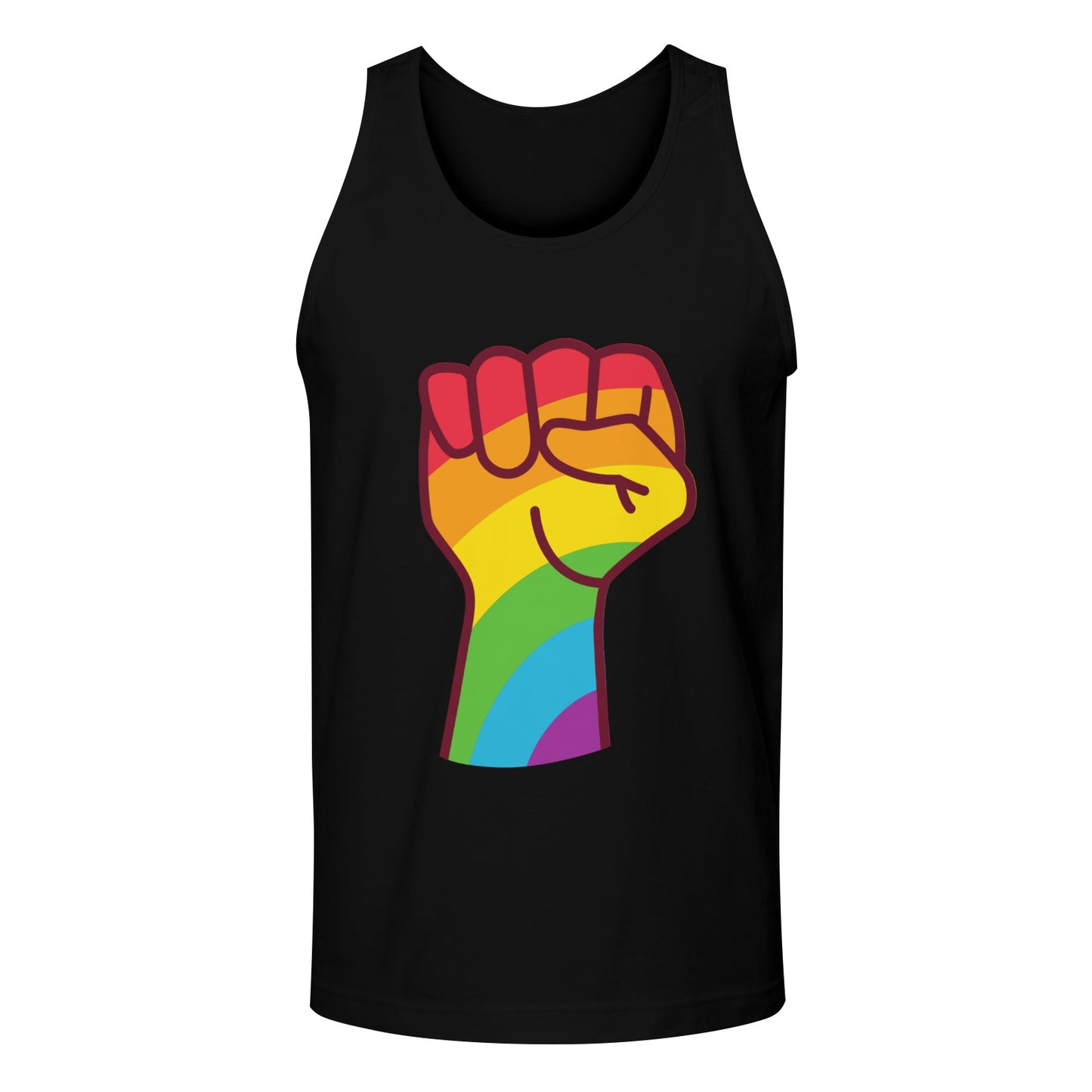 Mens Gay Pride Tank Custom Designed by shOUT