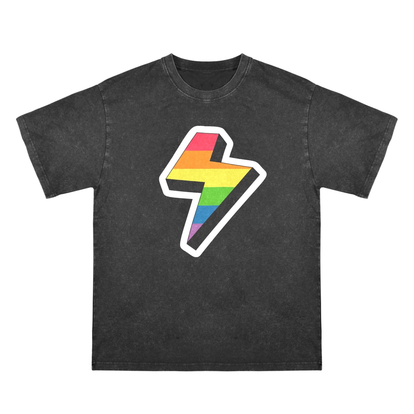 Mens Washed Pride Tee Gay Pride T Shirt Custom Designed by shOUT