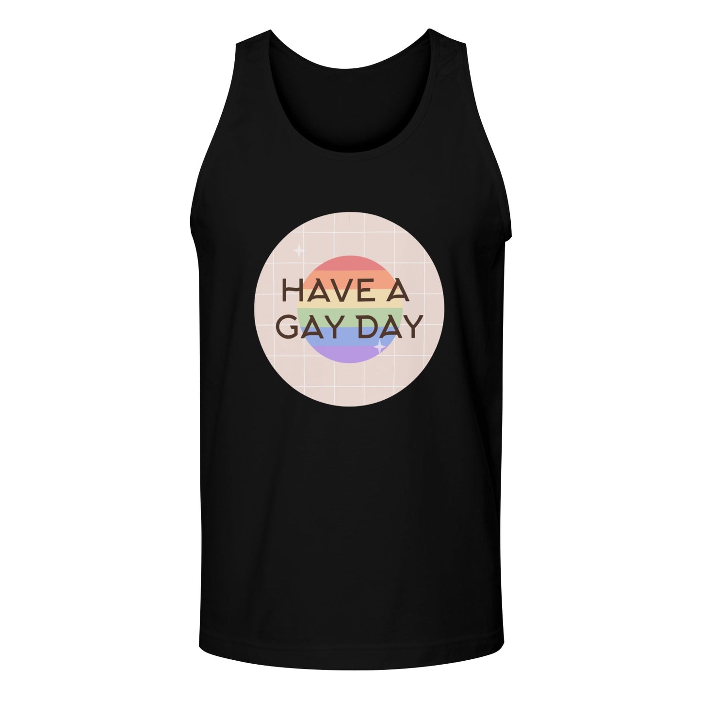 Mens Gay Pride Tank Custom Designed by shOUT