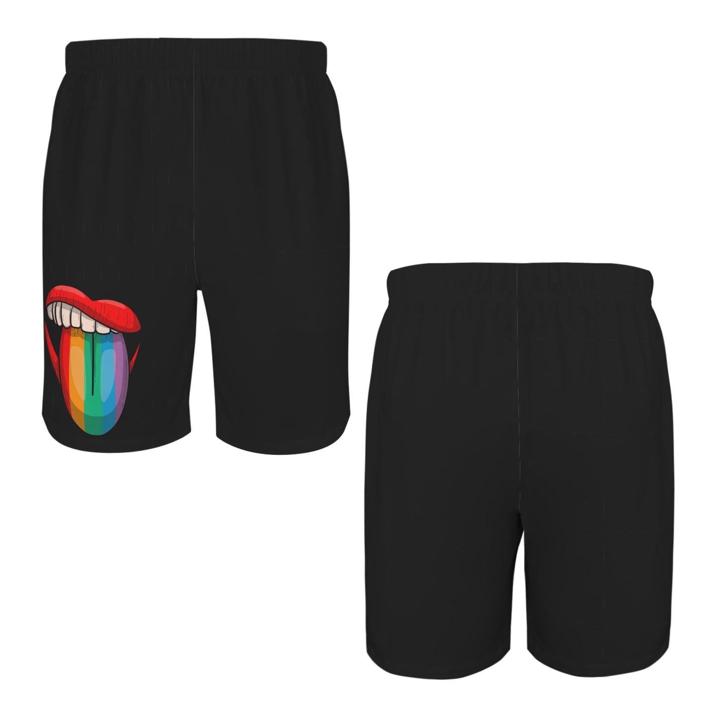 Mens Gay Pride Shorts Custom No Wrinkle Stain Resistant by shOUT