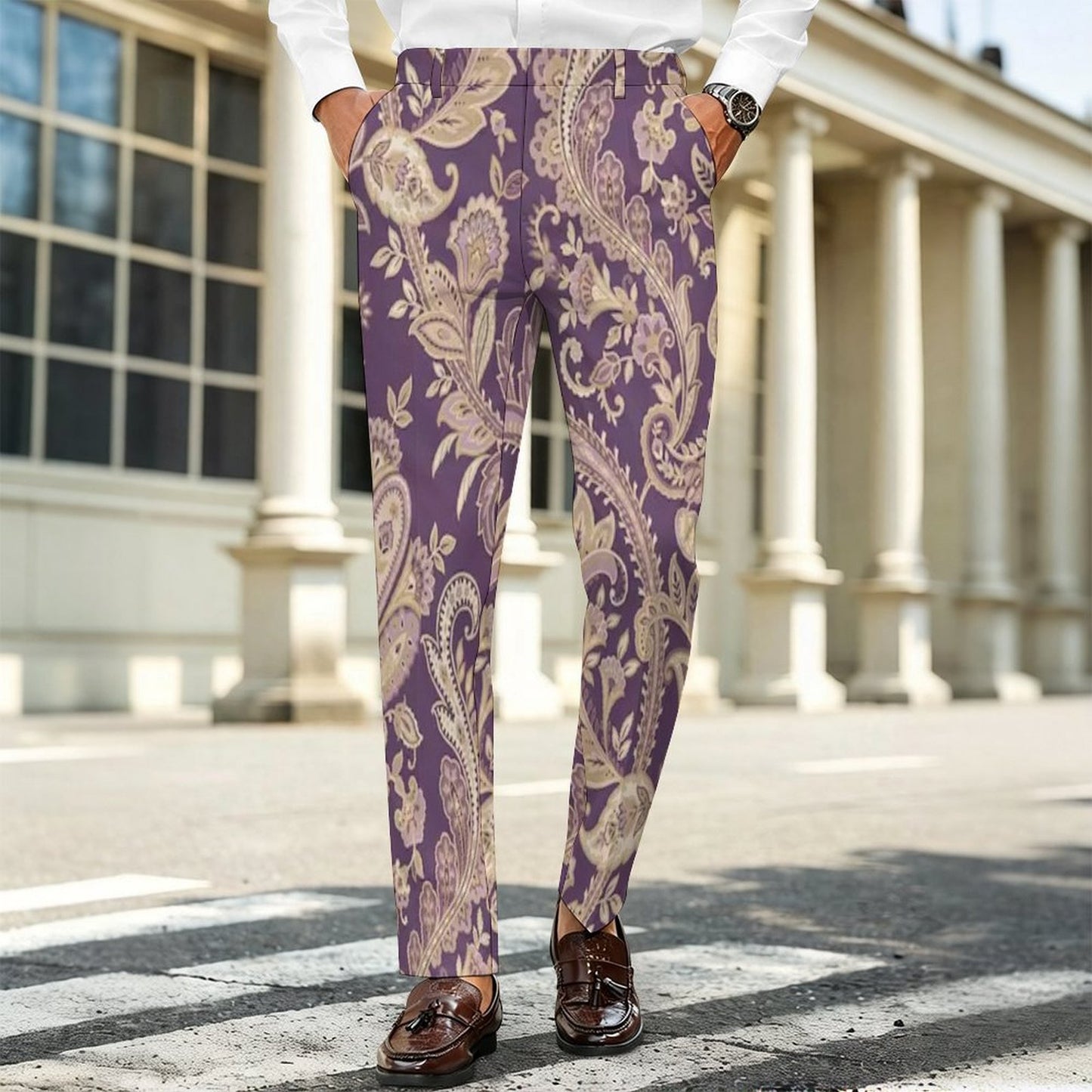 Custom Apex Weave Trousers by Simple Discipline