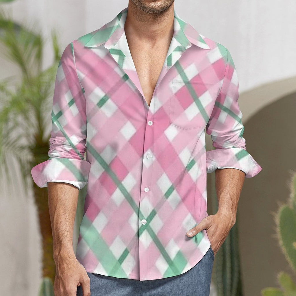 Custom Designed Eco Weave Long Sleeve Casual Shirt LS